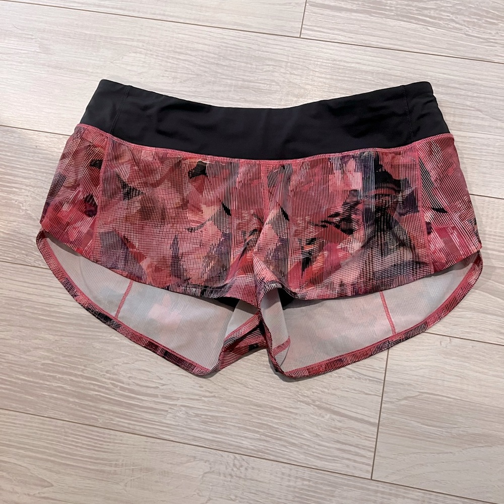 Womens Lululemon speed up running shorts